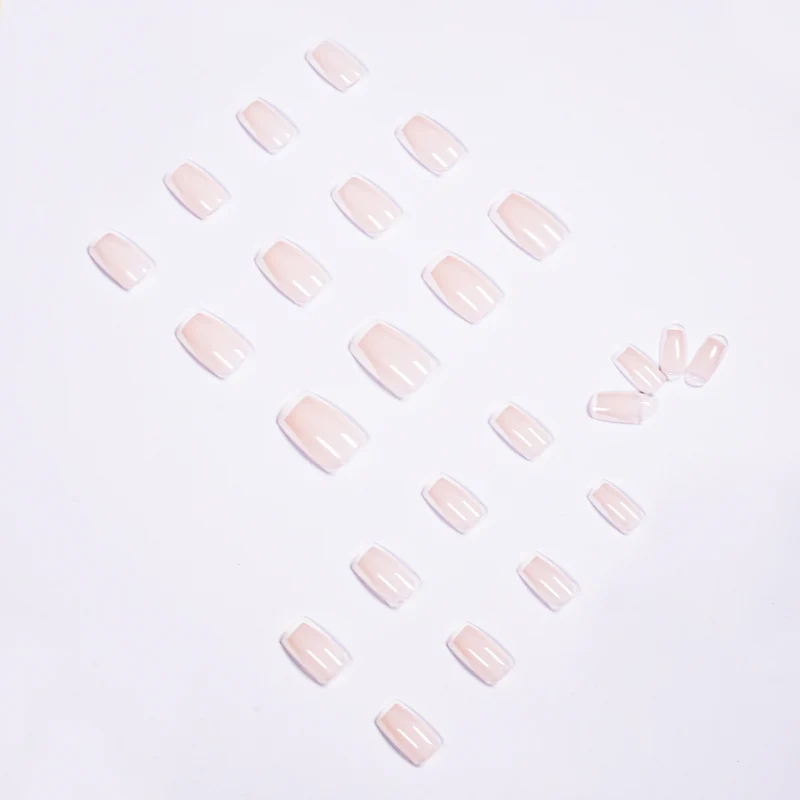 Elegant Nail Extensions with French Tip Stornfield