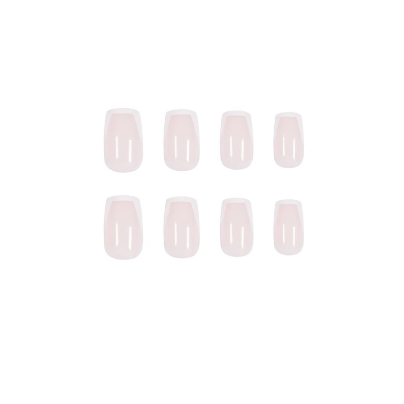 Elegant Nail Extensions with French Tip Stornfield