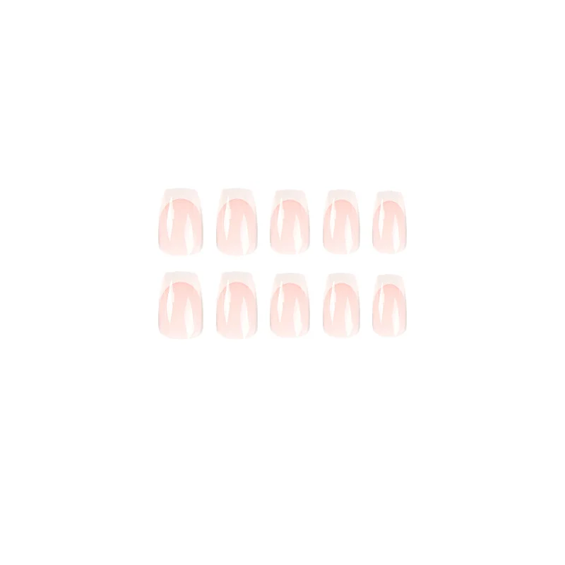 Elegant Nail Extensions with French Design Stornfield