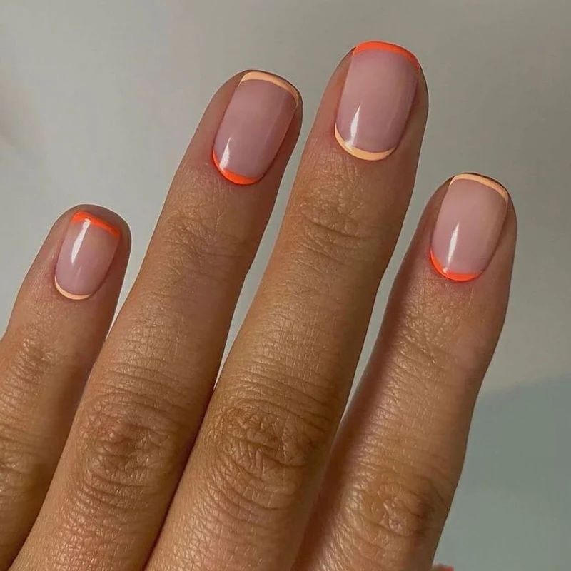 Elegant Nail Art with Bright Tips Stornfield