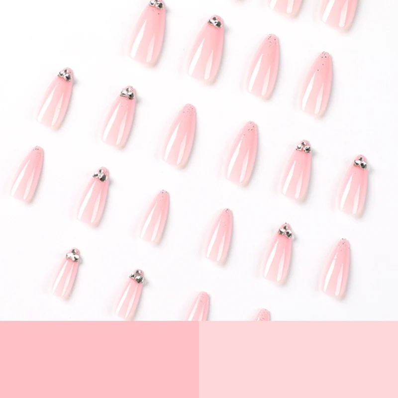 Elegant Nail Art with Glitter and Rhinestone Decorations Stornfield