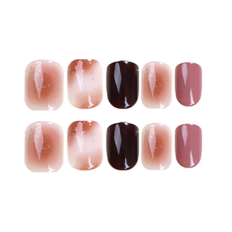Elegant Nail Art with Glitter and Ombre Effect Stornfield