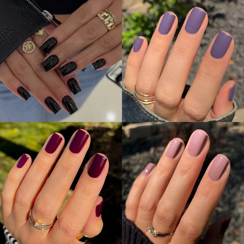 Elegant Nail Art with Gloss Finish Stornfield