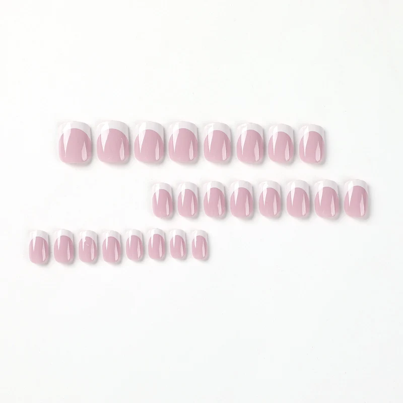 Elegant Nail Art with Shiny French Tip Capping Stornfield