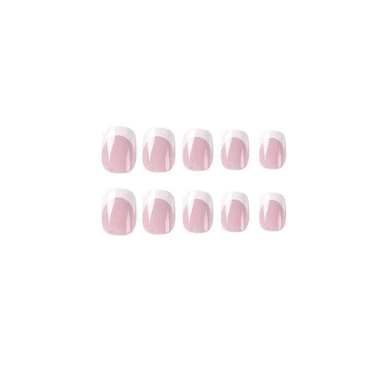 Elegant Nail Art with Shiny French Tip Capping Stornfield