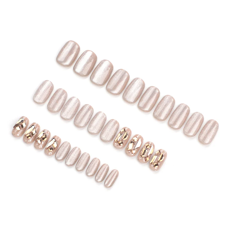 Elegant Nail Art with Glamorous Accents Stornfield