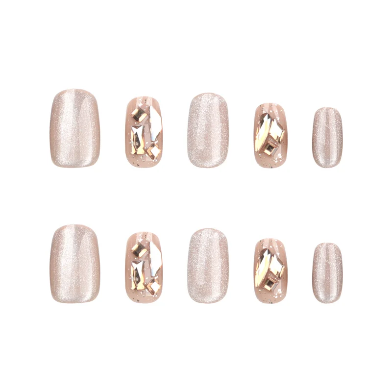 Elegant Nail Art with Glamorous Accents Stornfield