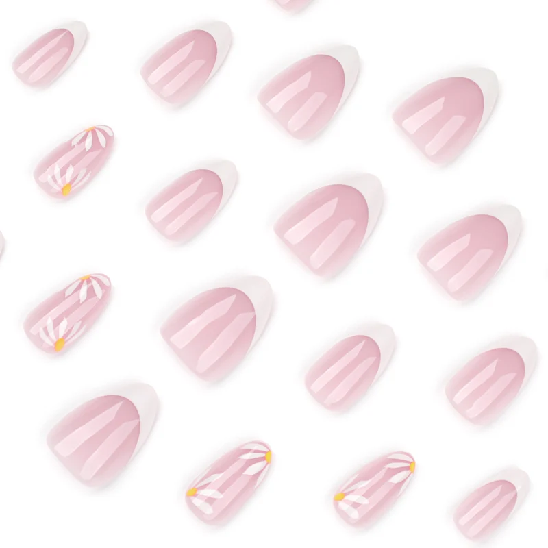 Elegant Nail Art with Floral Designs Stornfield