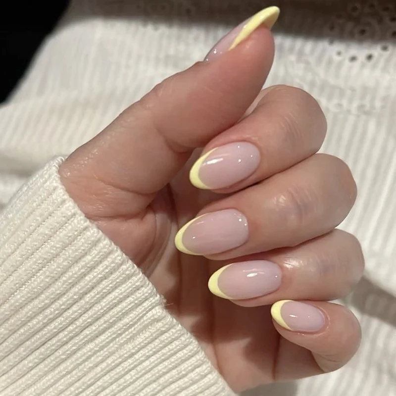 Elegant Nail Art in Modern French Tip Design Stornfield