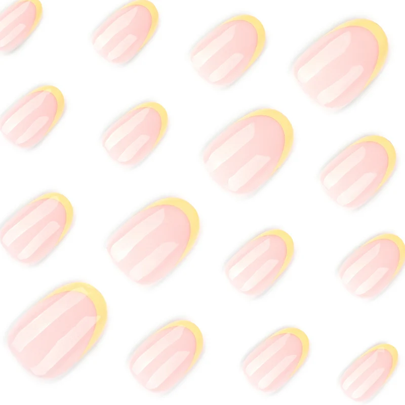 Elegant Nail Art in Modern French Tip Design Stornfield