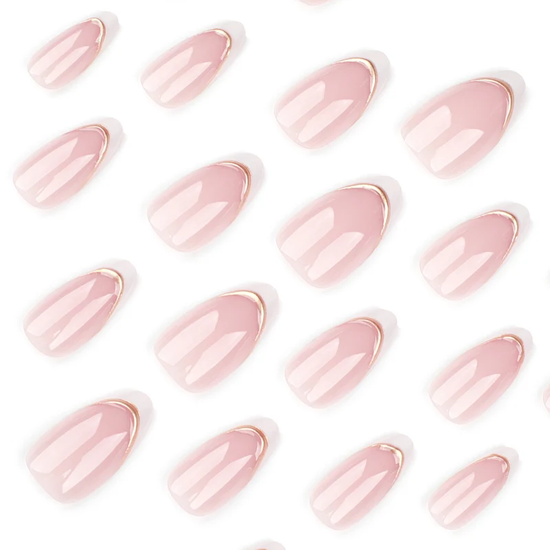 Elegant artificial nails with high-quality French design Stornfield
