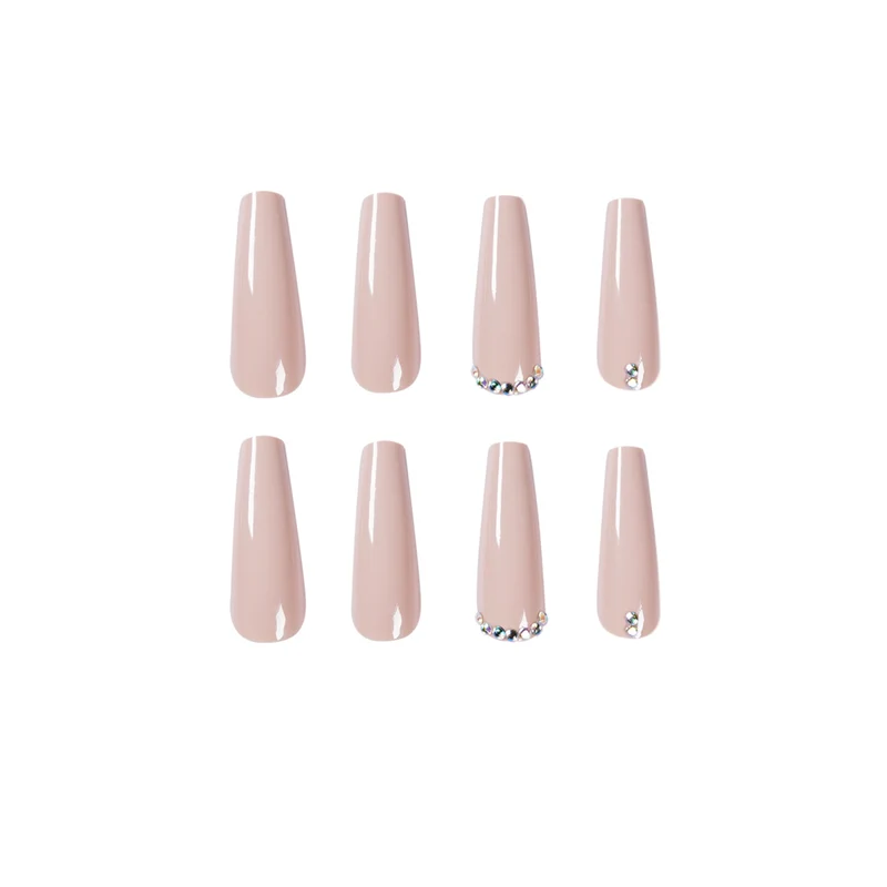 Elegant fake nails with glitter accents Stornfield