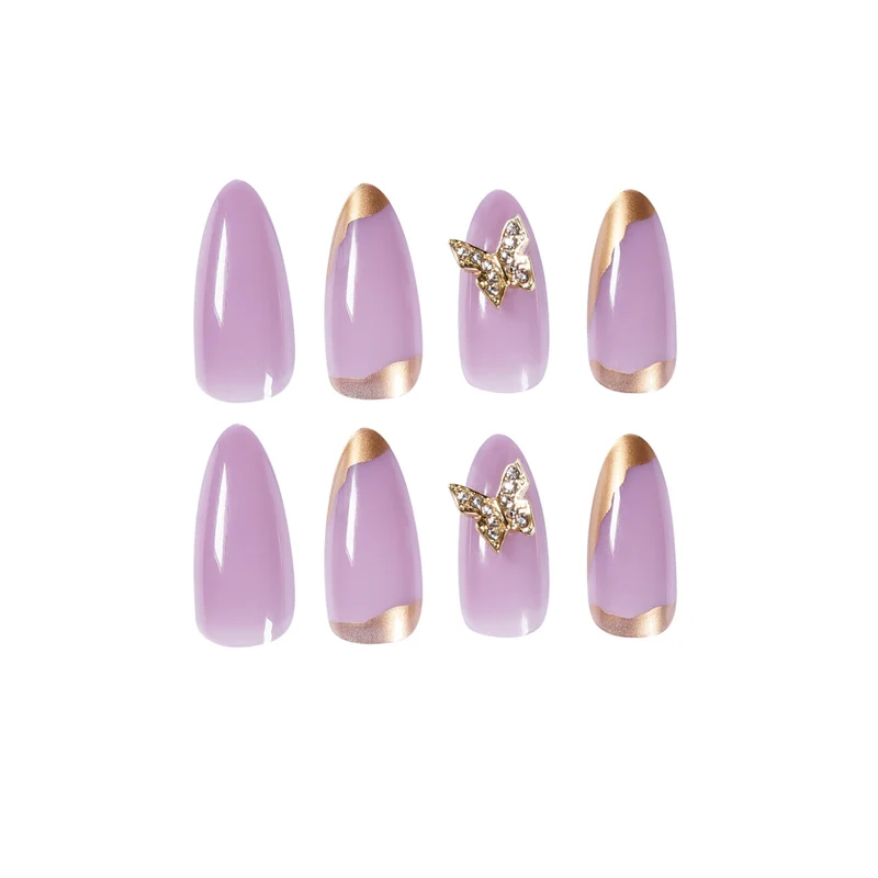 Elegant fake nails with glitter accents Stornfield