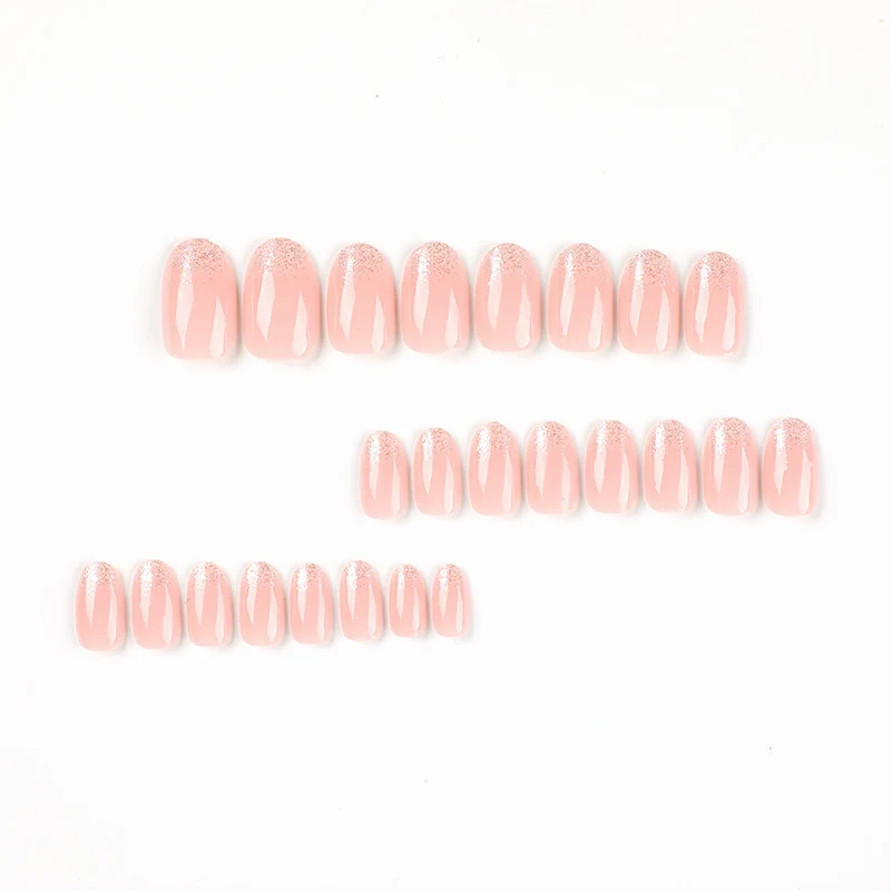 Elegant artificial nails with glitter detail Stornfield
