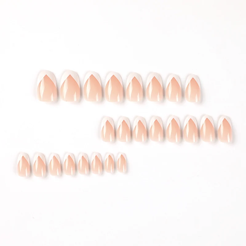Elegant Artificial Nails with French Tip Stornfield