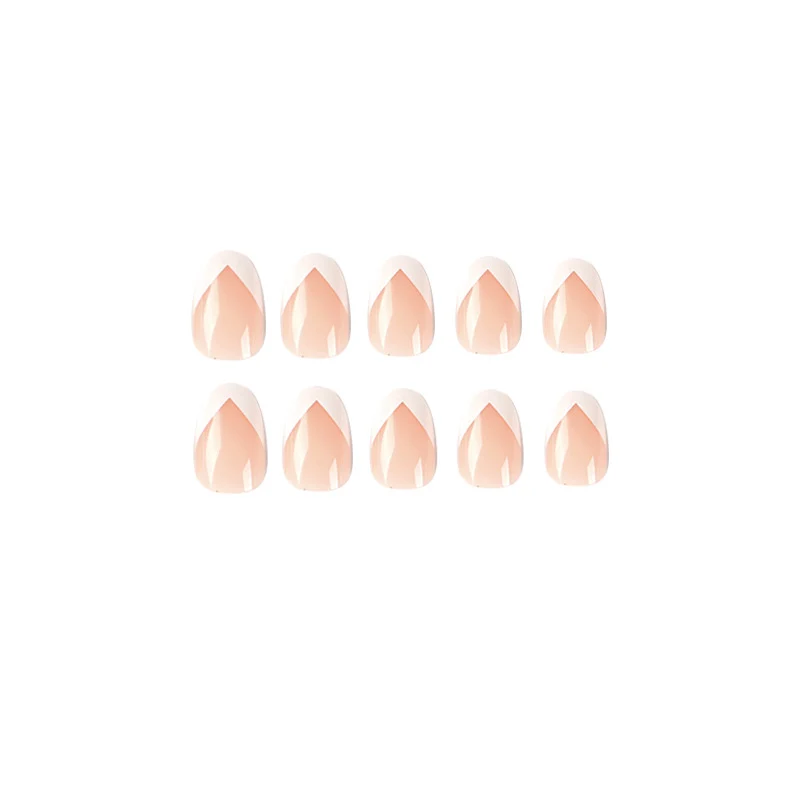 Elegant Artificial Nails with French Tip Stornfield