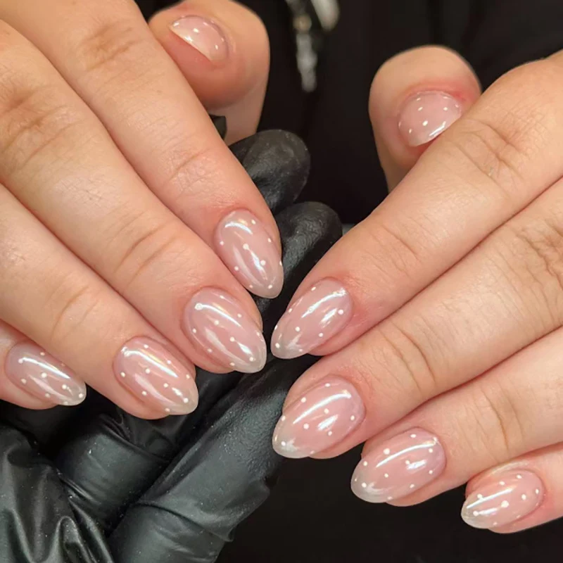 Elegant artificial nails with floral accents Stornfield
