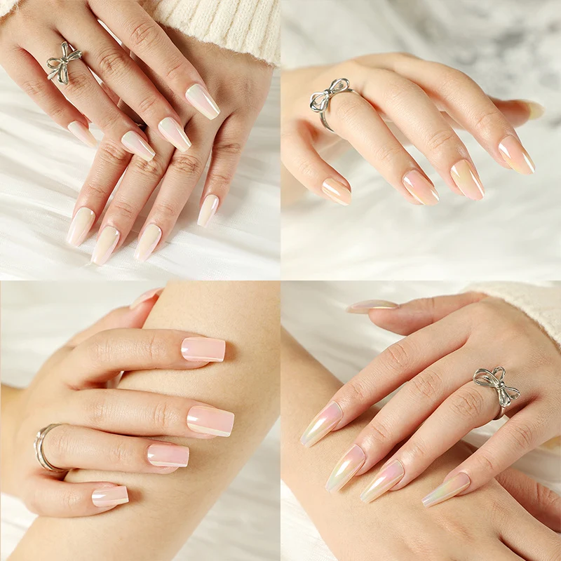 Elegant artificial nails with gradient effect Stornfield