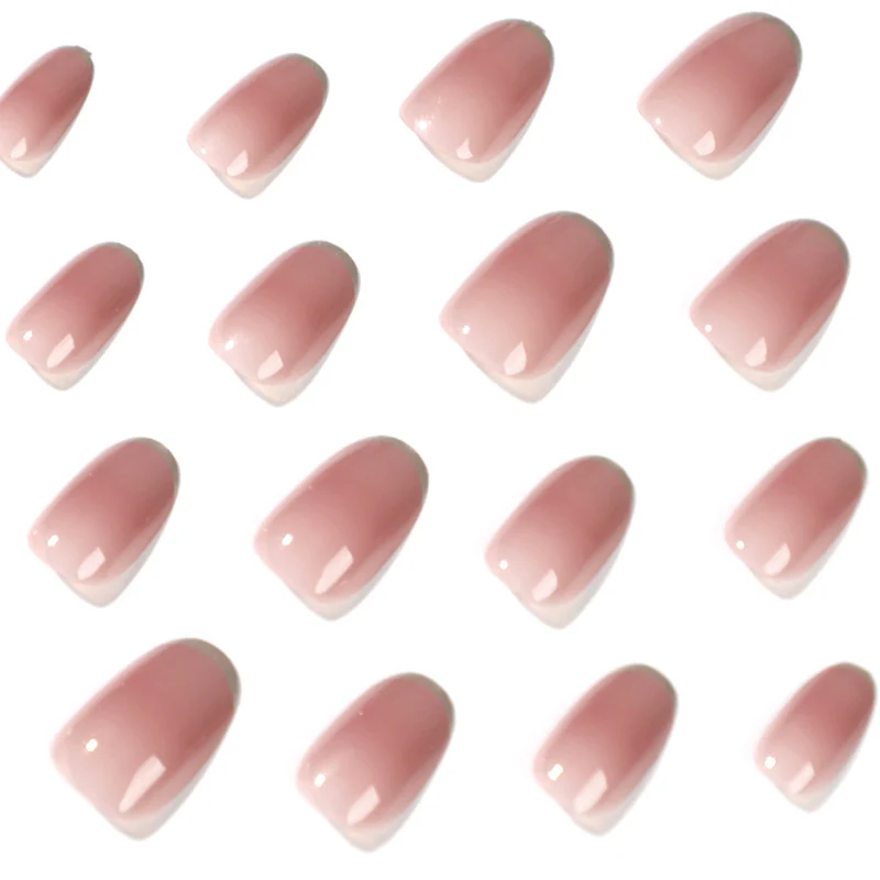 Elegant Gel Nail Extensions with Transparent Tips Stornfield