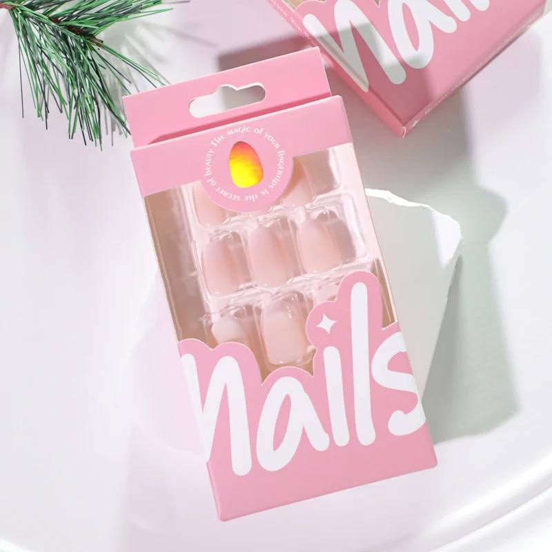 Elegant Gel Nail Extensions in Modern French Tip Design Stornfield
