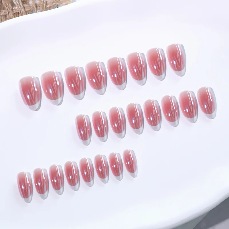 Elegant French-Tip Nail Extensions Stornfield