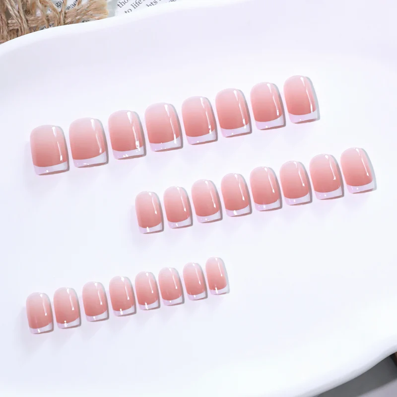 Elegant French Manicure Nail Art Stornfield