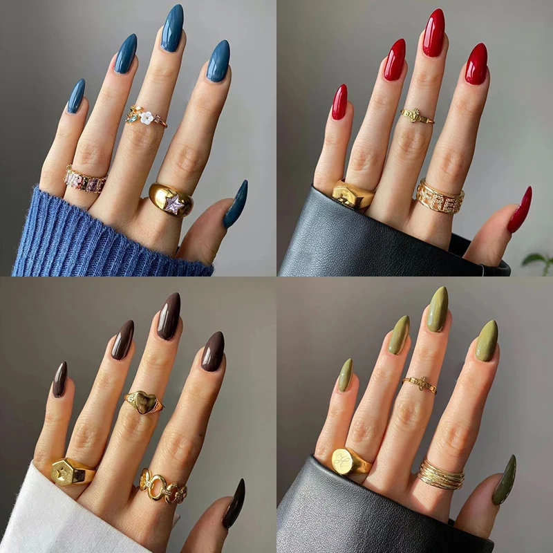 Elegant Acrylic Nails with High Gloss Finish Stornfield
