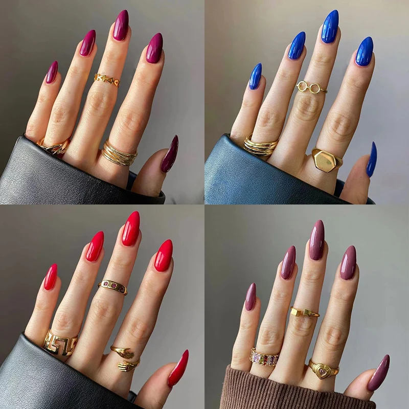 Elegant Acrylic Nails with High Gloss Finish Stornfield