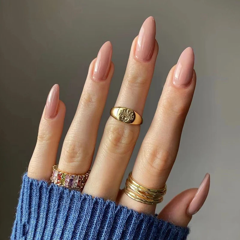 Elegant Acrylic Nails with High Gloss Finish Stornfield