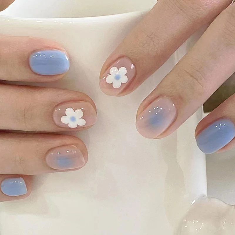 Noble Nail Art with Flower Decoration Stornfield