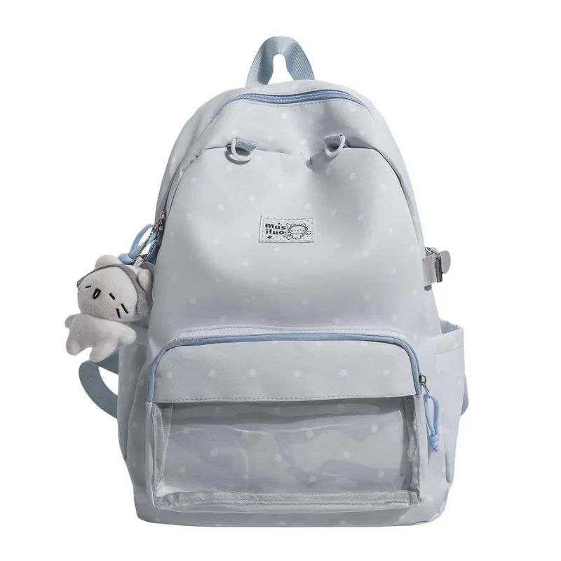 Polka Dot Embroidered Backpack Stornfield
