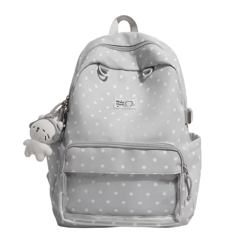 Polka Dot Embroidered Backpack Stornfield