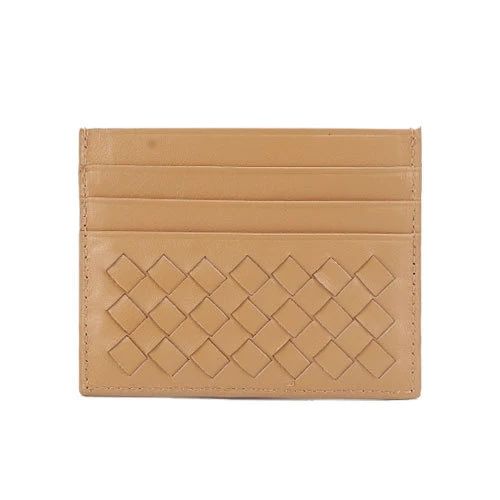 Woven Leather Credit Card Holder Stornfield