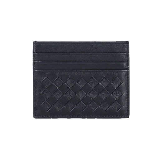 Woven Leather Credit Card Holder Stornfield