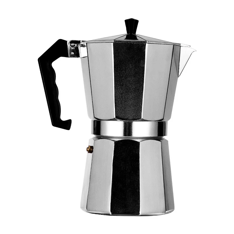 Stainless steel espresso maker