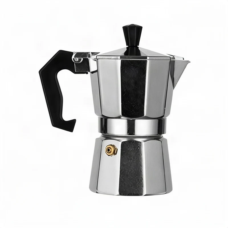 Stainless steel espresso maker