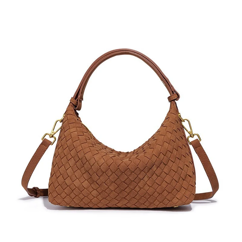 Woven Suede Hobo Bag Stornfield