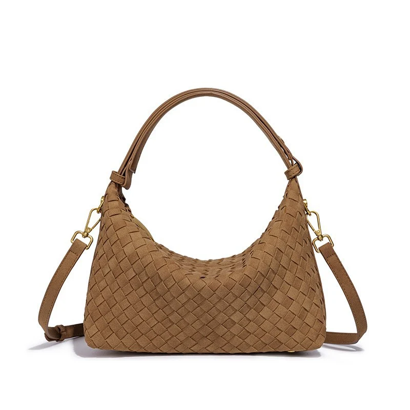 Woven Suede Hobo Bag Stornfield