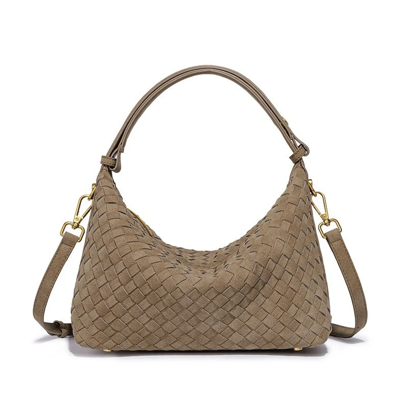 Woven Suede Hobo Bag Stornfield