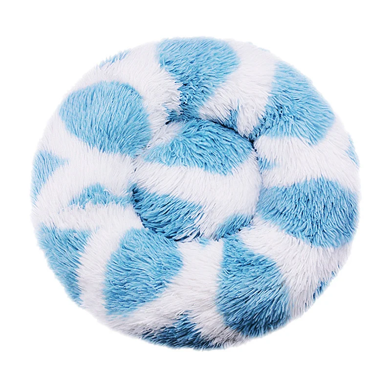 Round Plush Nest Dog Bed