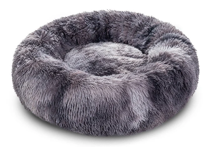 Round Plush Nest Dog Bed