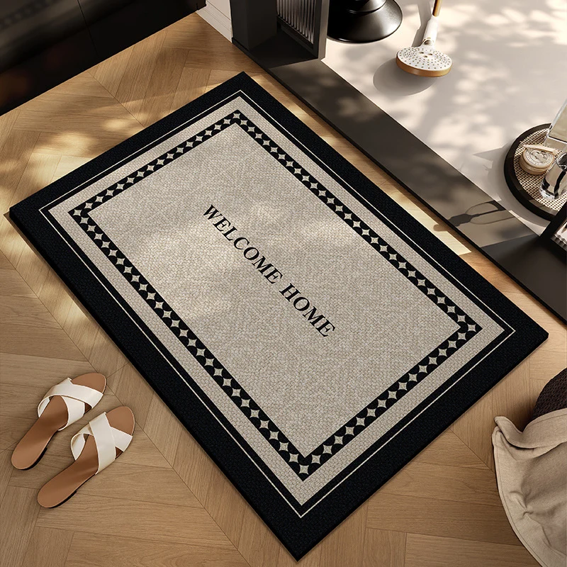 Checkerboard Patterned Entryway Mat Stornfield