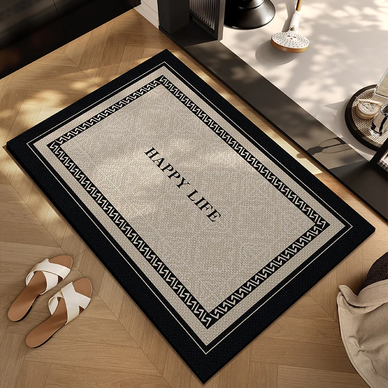 Checkerboard Patterned Entryway Mat Stornfield