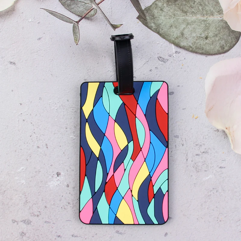 Geometric Pattern Luggage Tag Stornfield