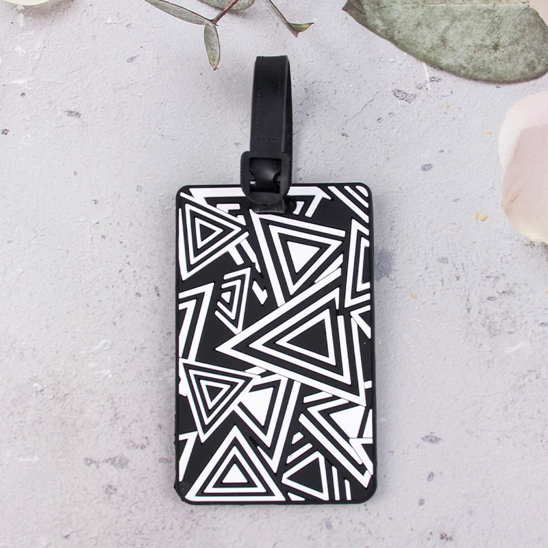 Geometric Pattern Luggage Tag Stornfield