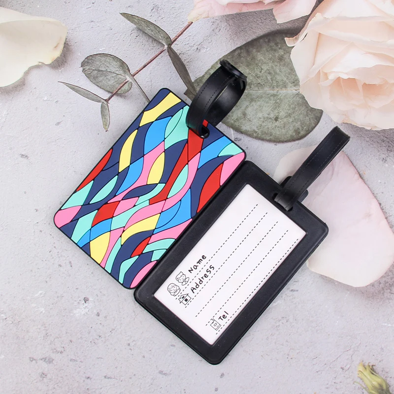 Geometric Pattern Luggage Tag Stornfield