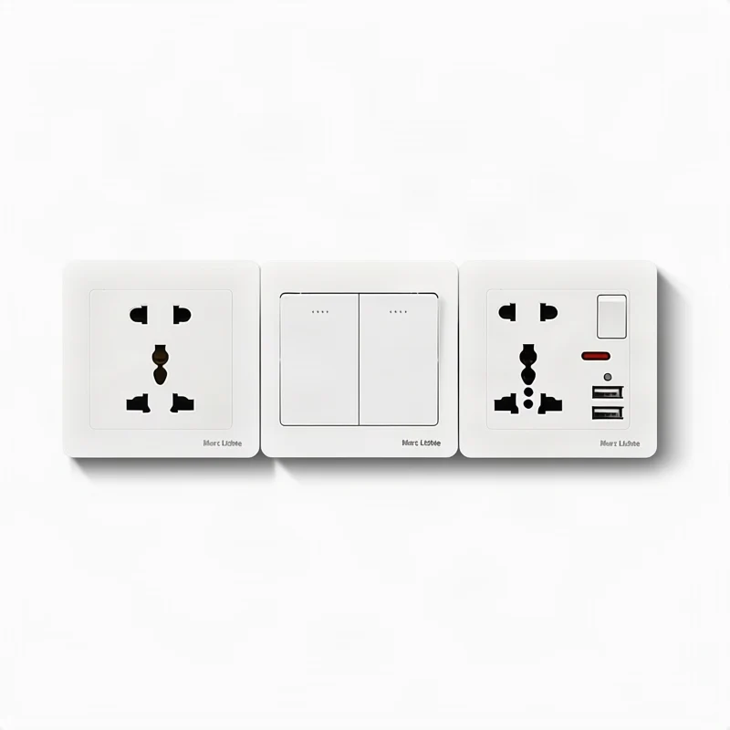 European flush-mounted socket 16 A