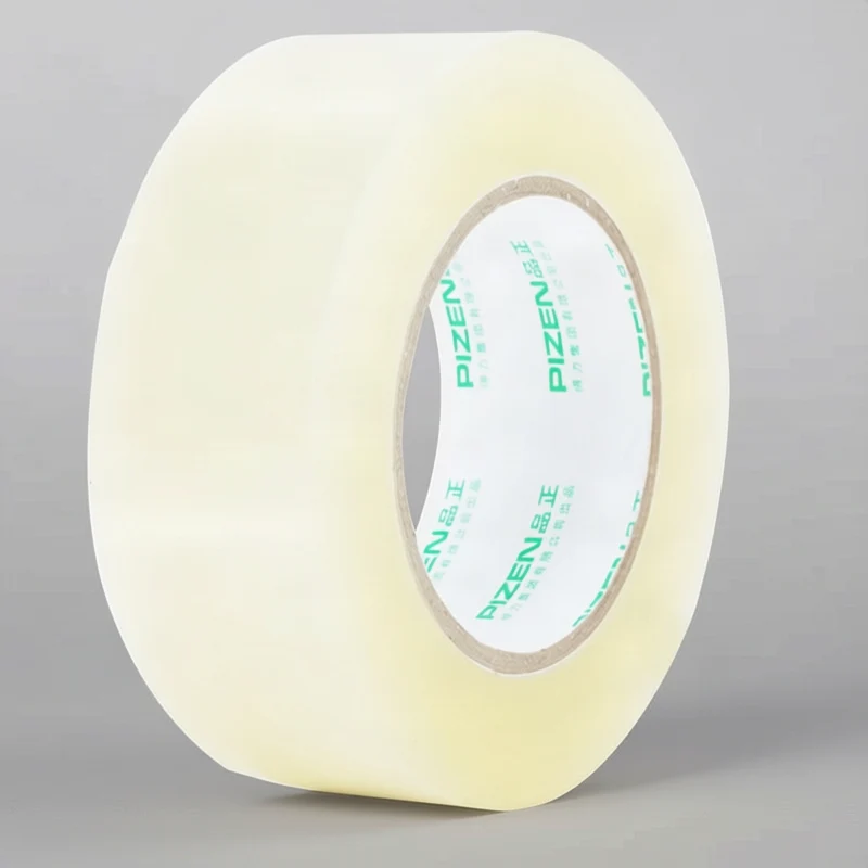 Transparent tape for packaging
