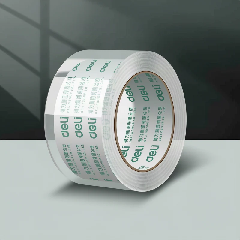 Transparent tape for packaging