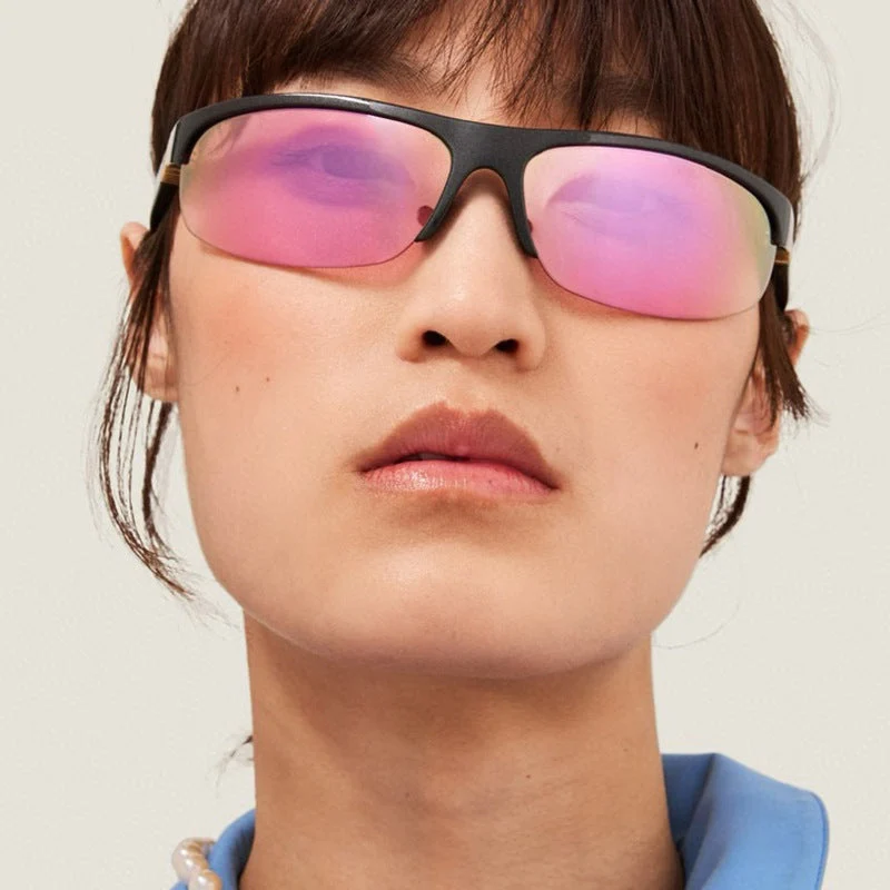 Dame fashion solbriller med polarisert glass og stilfull ramme Luvikno
